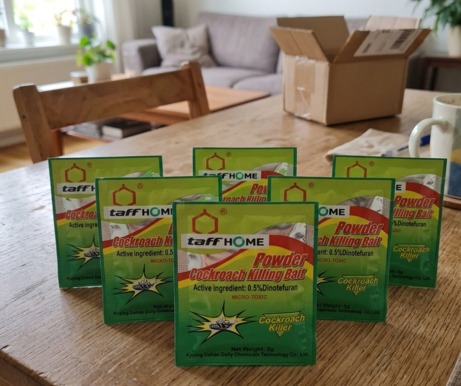 6 sachet TaffHOME plus kardus paket